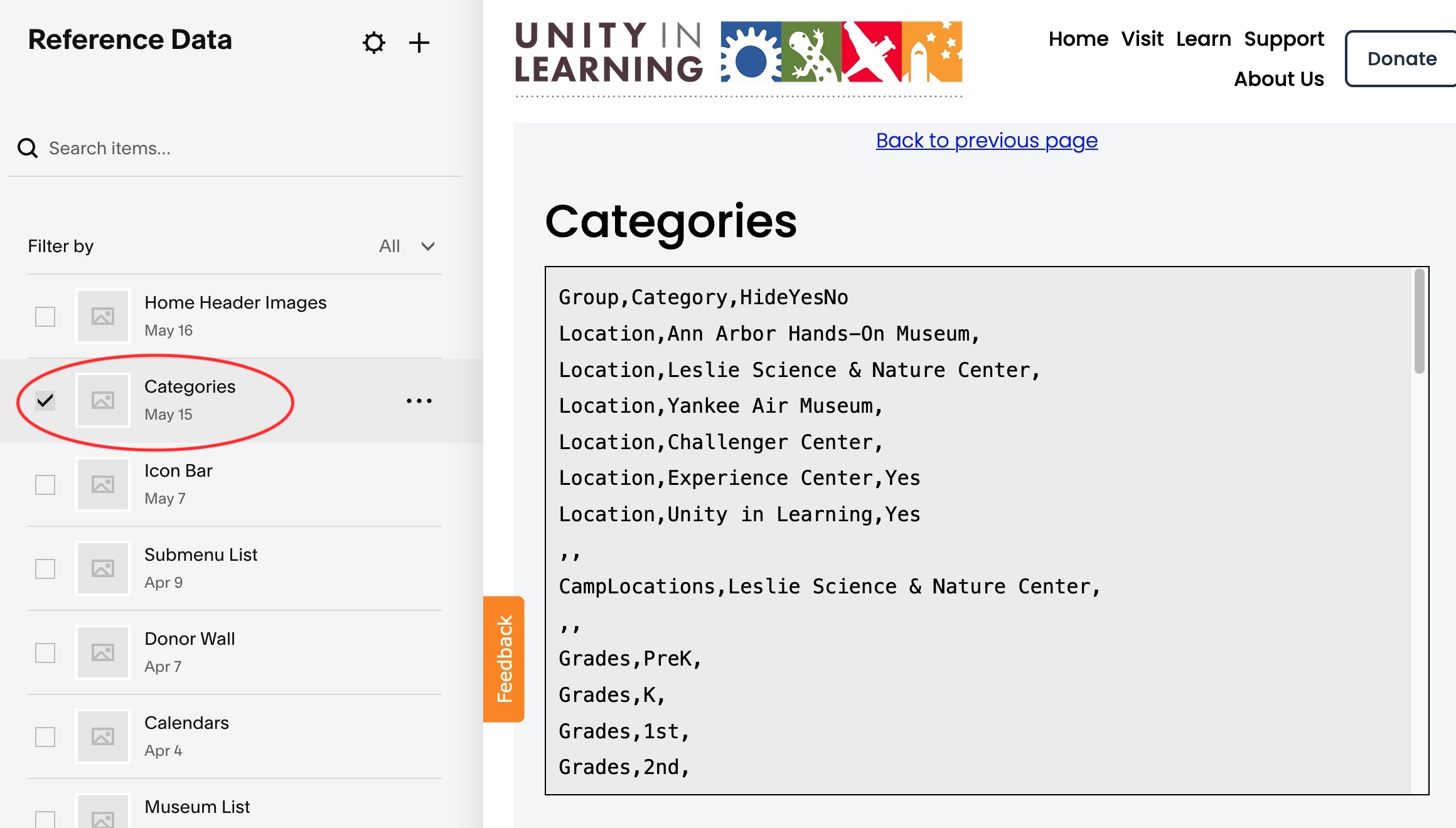 Alt Categories